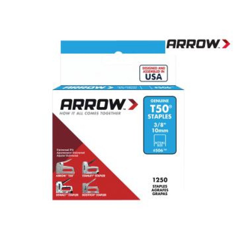 ARRT5038S 10MM T50 ARROW STAPLES AAA Decorating
