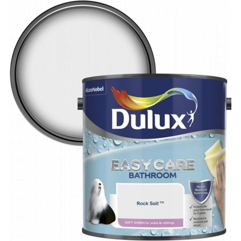2.5L DULUX BATHROOM S/S ROCK SALT AAA Decorating