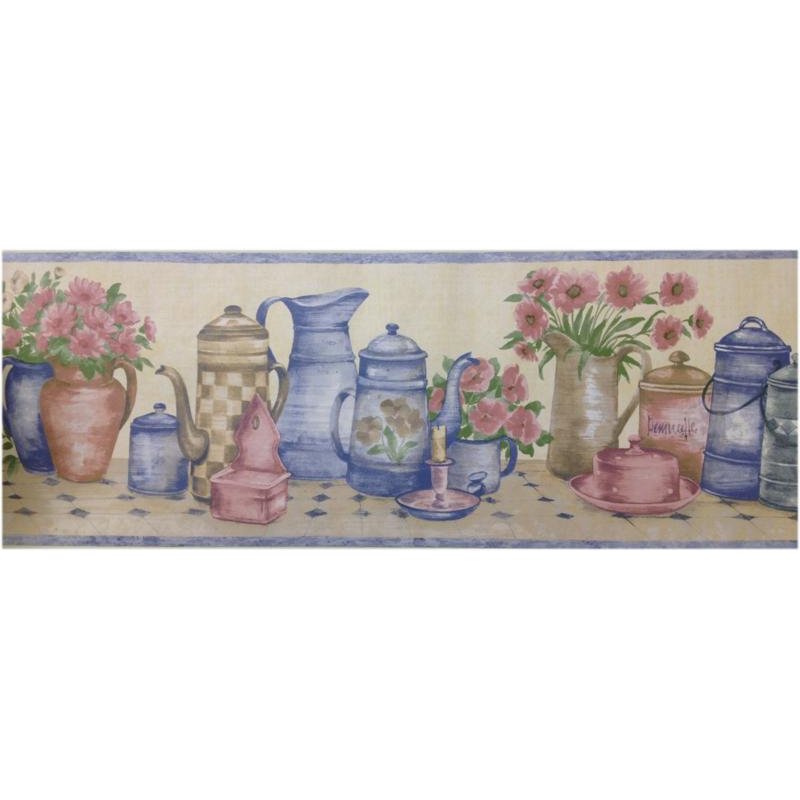 86295 SHAND KYDD KITCHEN CROCKERY VINYL BORDER | AAA Decorating