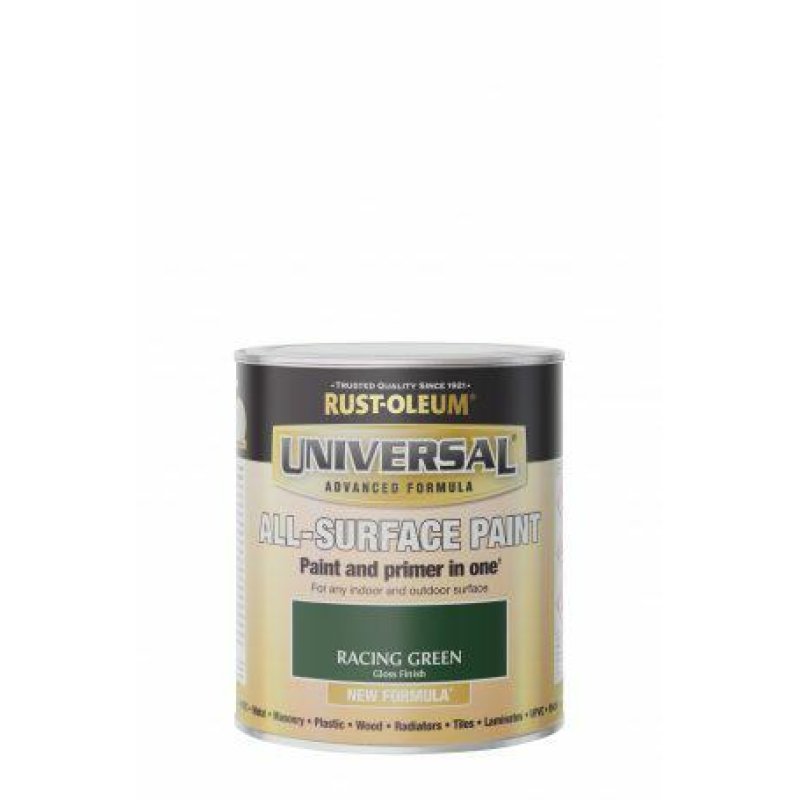 750ML RUSTOLEUM ALL SURFACE PAINT RACING GREEN GLOSS AAA Decorating
